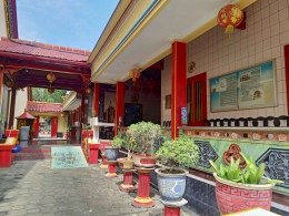 Wilayah Klenteng bagian samping menuju Pagoda. Foto dokumen pribadi