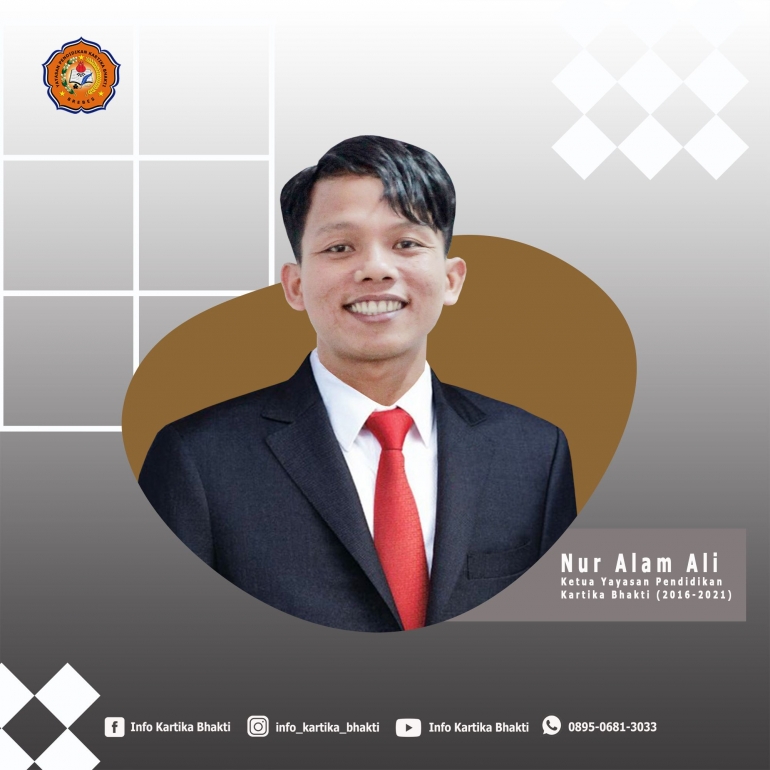 Nur Alam Ali  ketua Yayasan Pendidikan Kartika Bhakti periode 2016-2021