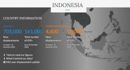 Screenshot Halaman IDMC untuk Indonesia