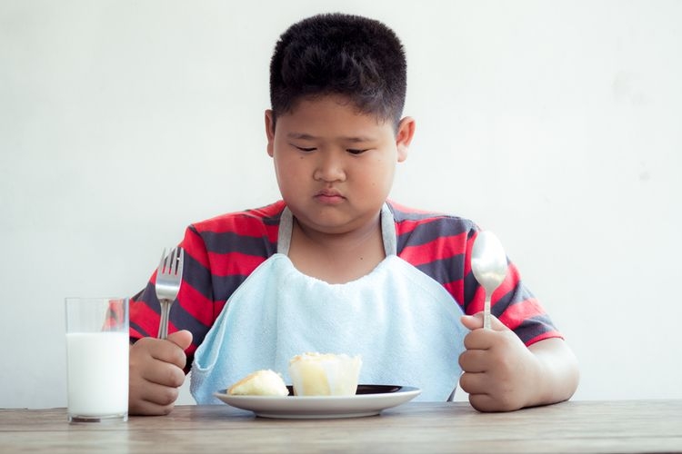 Ilustrasi cegah anak obesitas.|Sumber: Shutterstock via Kompas.com