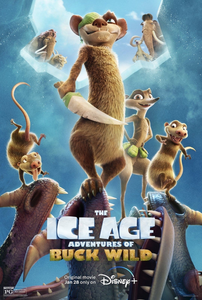 Sumber foto : cinemags.co.id | Ilustrasi Poster resmi The Ice Age Adventure of Buck Wild