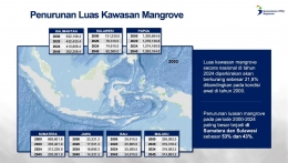 Peta Penurunan Luas Mangrove Nasional 
