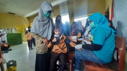 Kegiatan Vaksinasi Siswa SD 02 Penanggal