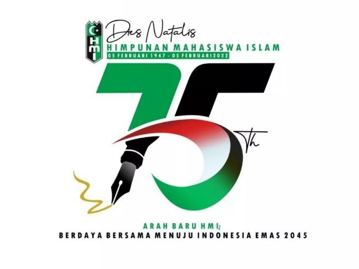 logo diesnatalis Himpunan Mahasiswa Islam ke-75 (Dok HMI)