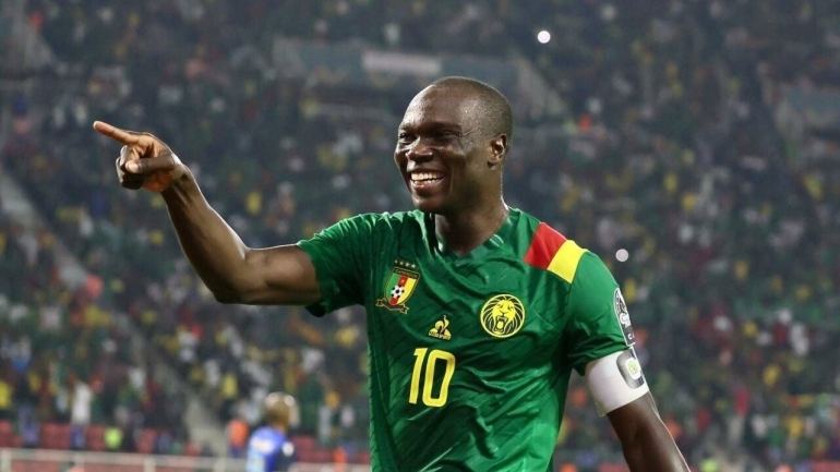 Kapten timnas Kamerun, Vincent Aboubakar (Sumber : https://twitter.com/soccerzela/status/)