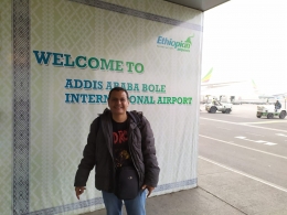 Aku mendarat di Addis Ababa,Ethiopia,Bole International Airport. 25 Juli 2019/Dokpri 