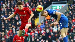 Sundulan Diogo Jota menjadi gol pembuka kemenangan 3-1 Liverpool atas Cardiff City di ajang Piala FA (Foto Skysports). 