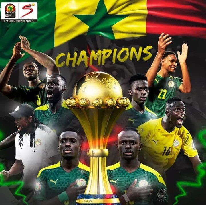 Senegal juara baru Piala Afrika (Sumber: https://twitter.com/Inyarwandacom/) 