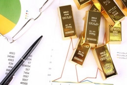 Ilustrasi investasi emas. Sumber: Shutterstock via Kompas.com