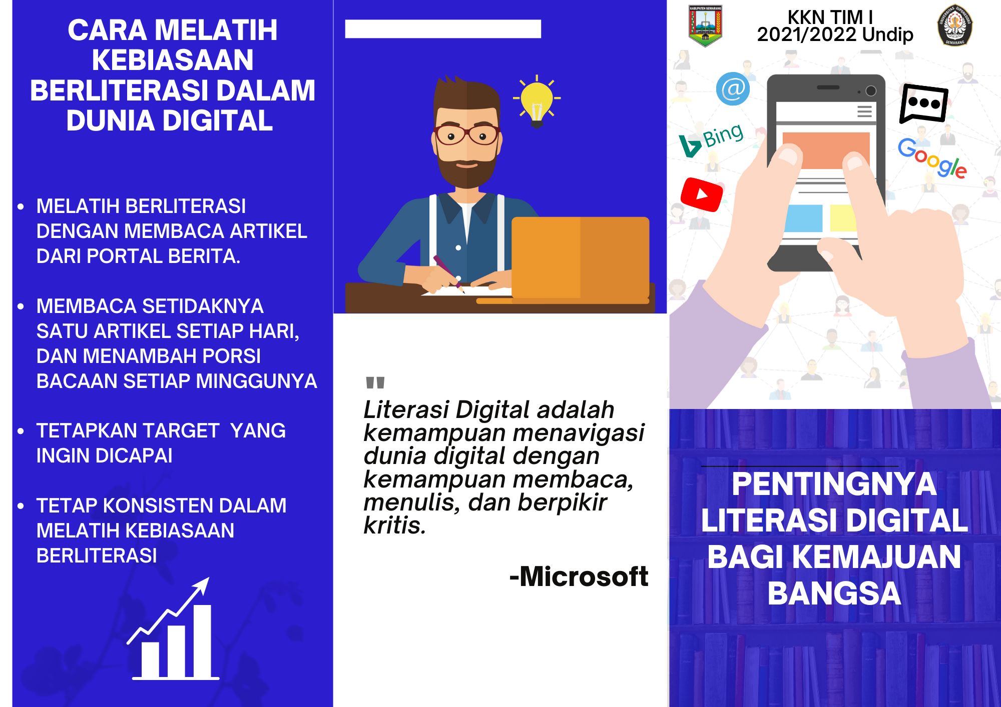 Tingkat Literasi Digital Masih Minim, Mahasiswa KKN Tim I Undip Berikan ...