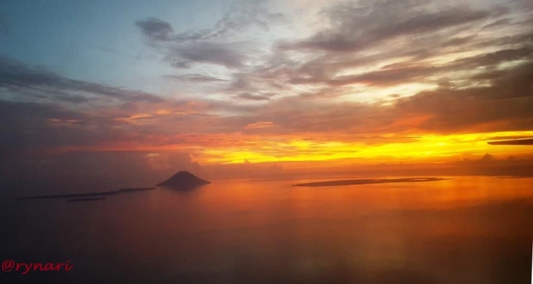 Pesona senja Manado Tua (dokpri)