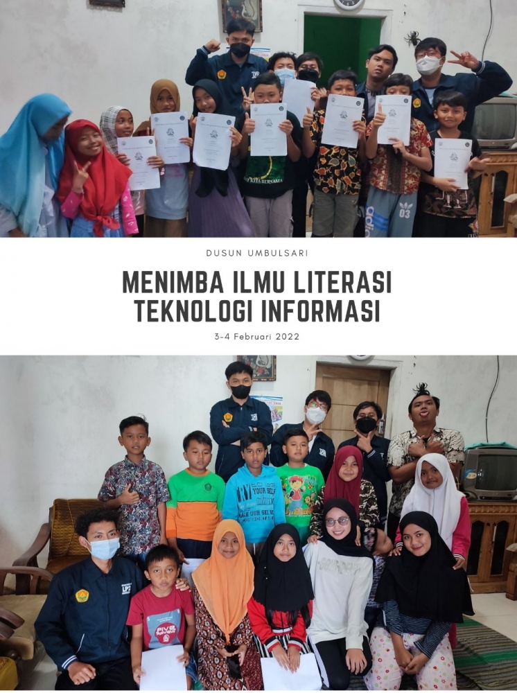 Momentum mengajar Literasi Teknologi Bersama Anak-Anak Dusun Umbulsari (dokpri)