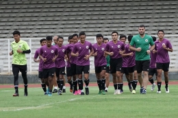 Timnas U-23 saat training camp di Bali/foto: PSSI org