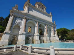 Fontana dell'Acqua Paola-Roma. Sumber: dokumentasi pribadi