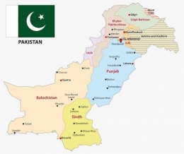 Peta Balochistan. | Sumber: iStock/Rainer Lesniewski/Asia Times