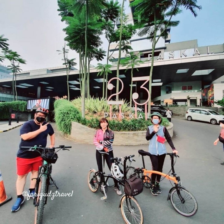 Semangat gowes dimulai dari sini. Sumber : dokumen pribadi