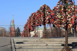 Pohon gembok cinta Moskow | Foto: Urlaubsguru.de