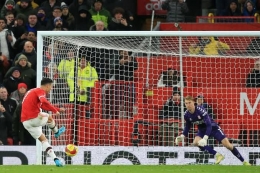 Momen penalti gagal Cristiano Ronaldo vs Middlesbrough di Piala FA (Thesun.co.uk)
