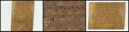 Ilustrasi prasasti yang ditulis dengan aksara kuno (Sumber: Buku Prasasti Batu I, Museum Nasional Indonesia, 2016)