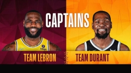 LeBron dan Durant kembali terpilih sebagai kapten tim NBA All-Star Game/foto: nba.com