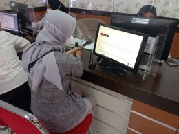 Dok. Pribadi: Proses input data pendaftaran usaha Keripik 