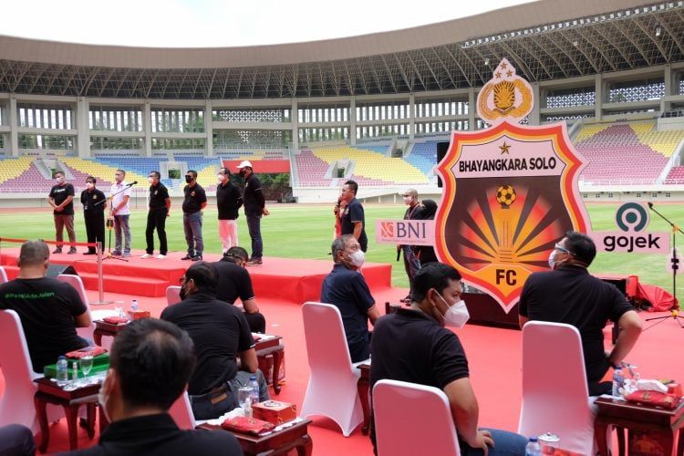 Peluncuran Bhayangkara Solo FC yang berkandang di Stadion Manahan (dok: HUmas Pemkot Surakarta)