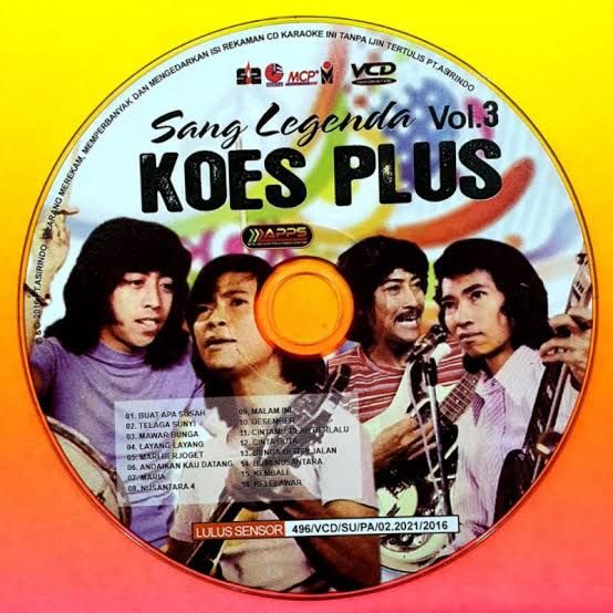 Album Koes plus, Sang Legenda Vol .3/ Foto: PT Asrindo