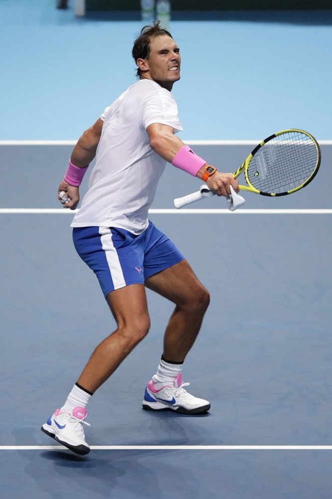 Rafael Nadal di atp final 2019. Rafael Nadal juara meksiko terbuka untuk keempat kalinya. Sumber foto : rafaelnadalfans.com