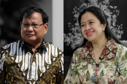 Prabowo-Puan, Pasangan Paling Pas? (sumber: KOMPAS.com/KRISTIANTO PURNOMO-RODERICK ADRIAN MOZES)