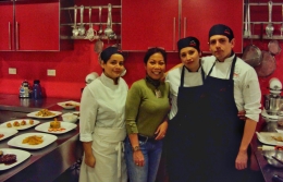 Kelas kuliner Indonesia di satu sekolah gastronomi di Meksiko. Foto: dokumentasi pribadi.
