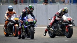 Sesi tes pra musim MotoGP 2022 di Sirkuit Mandalika/foto: MotoGP.com