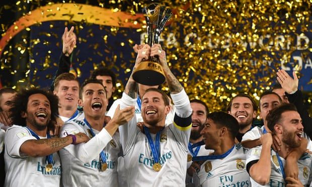 potret Real Madrid juara FIFA Club World Cup 2014 (theguardian.com) 
