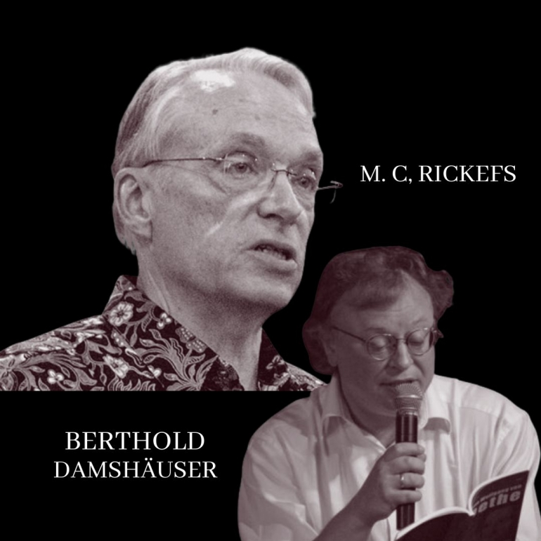 Berthold Damshuser dan M.C. Rickefs (kolase)