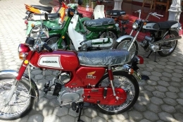 Hobi merawat dan mengoleksi motor tua ternyata juga bisa jadi objek investasi. Sumber: Antik Motor Kediri via Kompas.com
