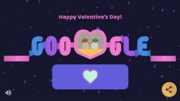 Google Doodle Hari Kasih Sayang 2022 (Source: Google)