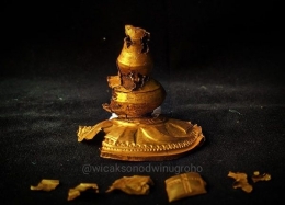 Temuan benda logam yang diduga emas dari Situs Srigading (Sumber: Wicaksono Dwi Nugroho)