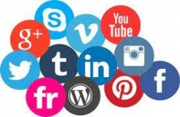 Media sosial menjadi contoh media baru. Sumber: binus.ac.id