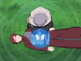 Gara hampir tewas dalam serial Naruto. (Dok. Pierrot) 