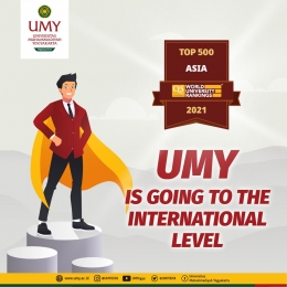 UMY meraih Top 500 Asia menurut QS World University Rankings 2021 (sumber ilustrasi: instagram @umyyogya)