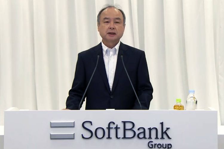 CEO SoftBank Masayoshi Son.| Sumber gambar: Nikkei Asia via Kompas.com