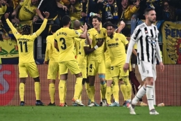 Juventus vs Villarreal, Juve merana di kandang, tamu berpesta (Kompas.com)