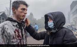 Fake body bags. Klaim palsu tentang perang Ukraina. Foto : tweet @CinemaPeople via ndtv.com