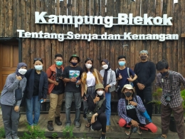 Tim JALIN Komunitas di Kampung Blekok | Sumber foto: Dokpri