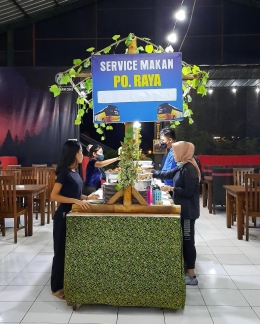 Servis makan PO Raya (Foto: Dokumentasi pribadi)