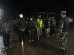 Tim Patroli Koramil 11/Bky bersama Banteng Komando Trisula saat Giat Apel sebelum bergerak menuju Lokasi wilayah rawan di Biringkanaya, Rabu (Dokpri)