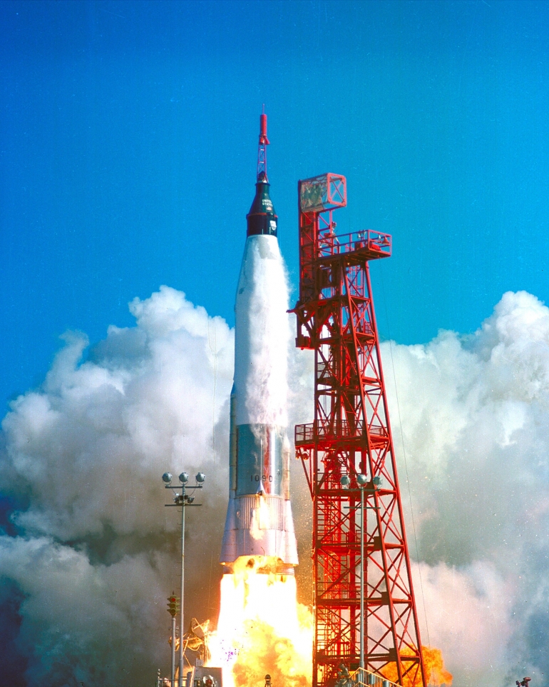 Peluncuran Rocket Mercury-Atlas 6 | Sumber Gambar: nasa.gov