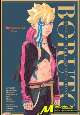 Halaman sampul manga Boruto chapter 69 (sumber: mangaku.site)