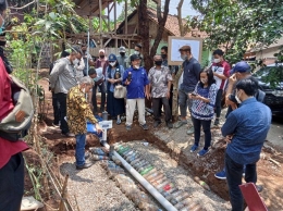 Proyek Safe Water Garden (SWG) di Desa Nagrak, Kecamatan Pseh, Kabupaten Bandung, Jawa Barat/merdeka.com