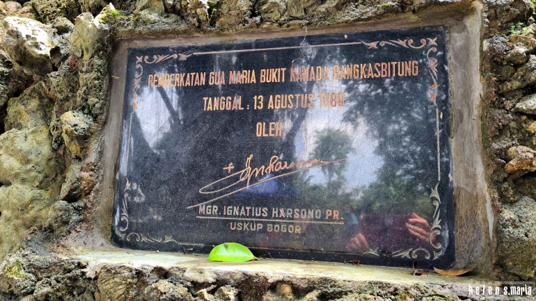 Ziarah Rohani Katolik Dekat Tangerang Dan Jakarta, Gua Maria Bukit Kanada Rangkasbitung (Dokpri)