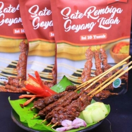  Olahan Kuliner Khas Lombok, Sate Rembiga Goyang Lidah (Sumber Gambar: Facebook Dinas Perindustrian Provinsi NTB)